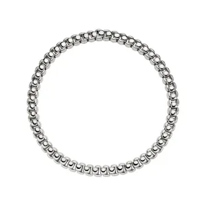 Fope Luna 18ct White Gold Flexible Necklace