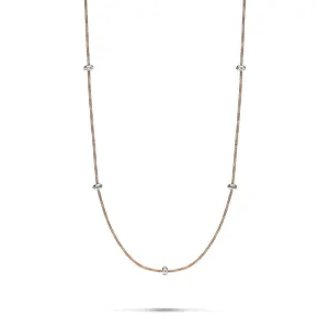 Fope Phylo 18ct Rose Gold 0.24ct Diamond Necklace