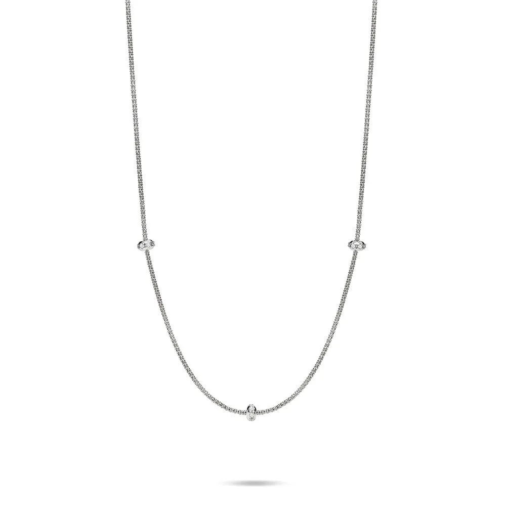 Fope Phylo 18ct White Gold 0.24ct Diamond Necklace