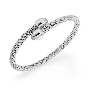 Fope Silverfope Ice Sterling Silver Pearl Bracelet