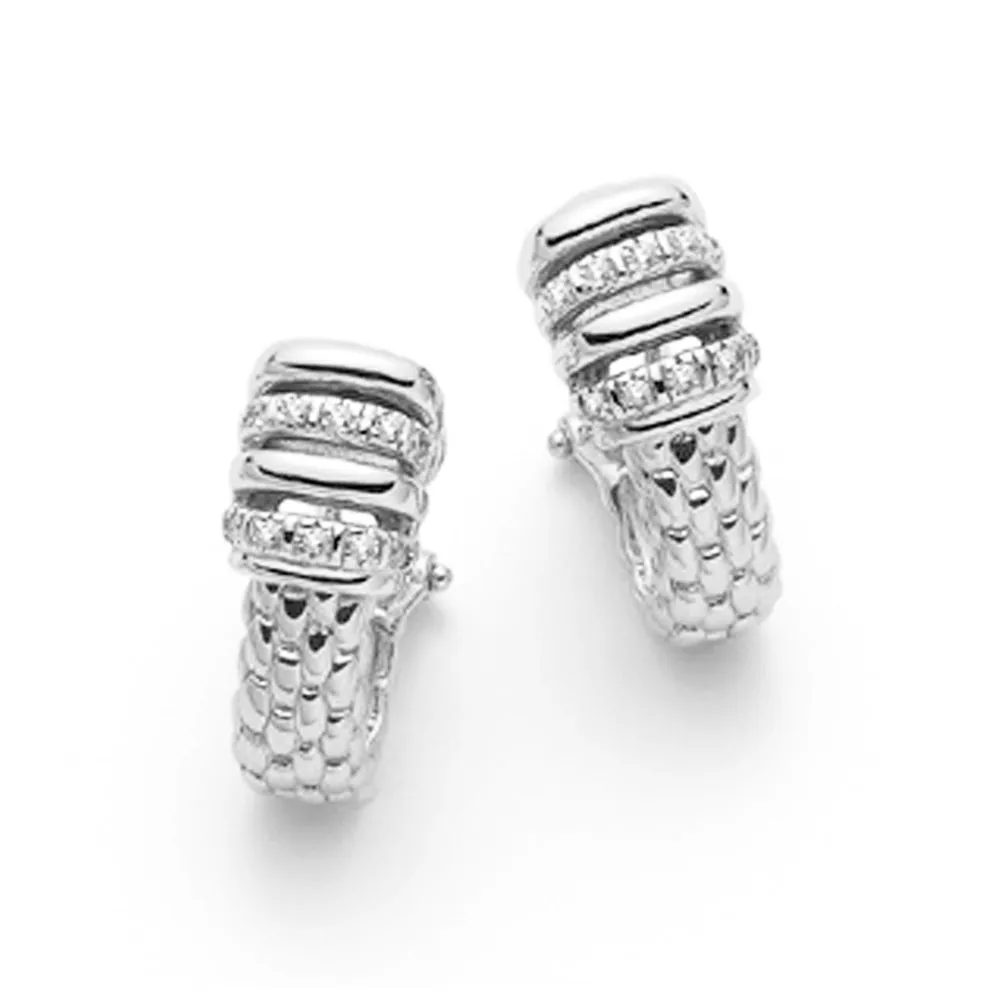 Fope Virginia 18ct White Gold Diamond Earrings