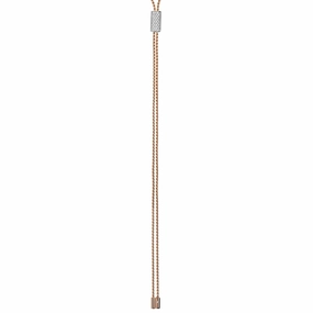 Fope 18ct Rose Gold 1.06ct Diamond Aria Lariat Necklace