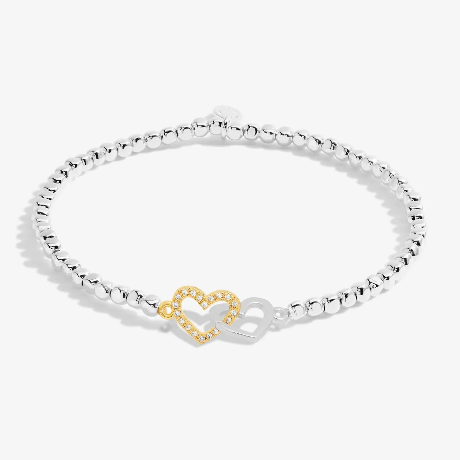 Forever Yours Beautiful Bestie Silver Gold Plated Bracelet 7481