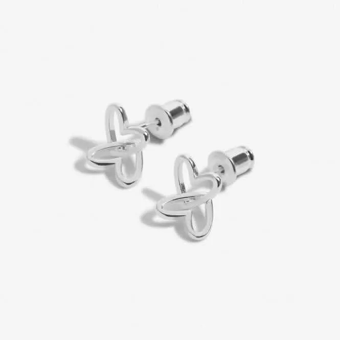 Forever Yours Happy Birthday Silver Plated Earrings 6759