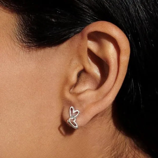 Forever Yours Happy Birthday Silver Plated Earrings 6759