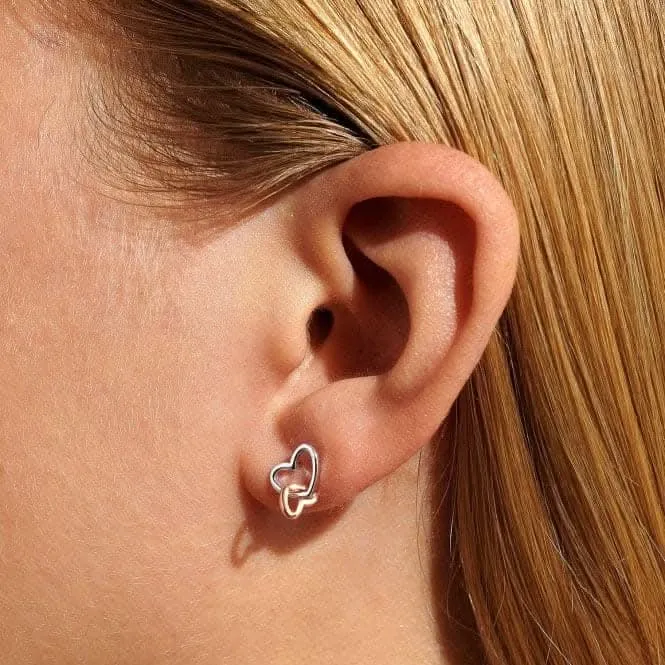 Forever Yours Lovely Mummy To Be Silver Rose Gold Plated Earrings 6770