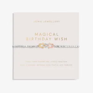 Forever Yours Magical Birthday Wish Silver Bracelet 8281