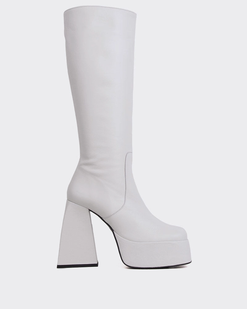 Freaky White Leather