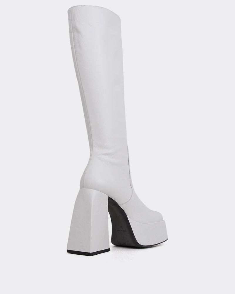 Freaky White Leather