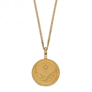Freedom Empowerment Pendant  Zirconia  Yellow Gold Plating P5005C
