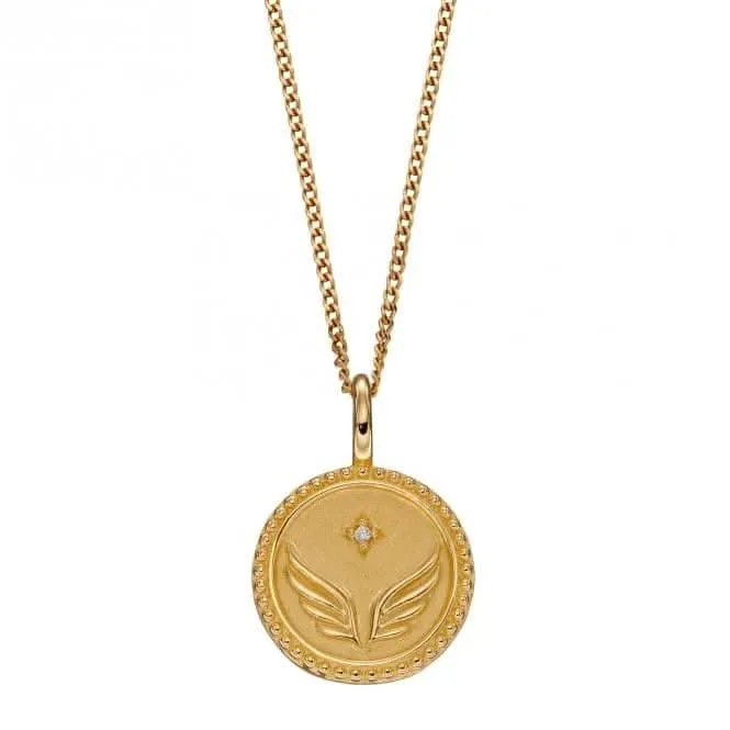 Freedom Empowerment Pendant  Zirconia  Yellow Gold Plating P5005C