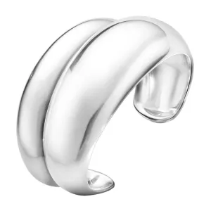 Georg Jensen Curve Sterling Silver Bangle
