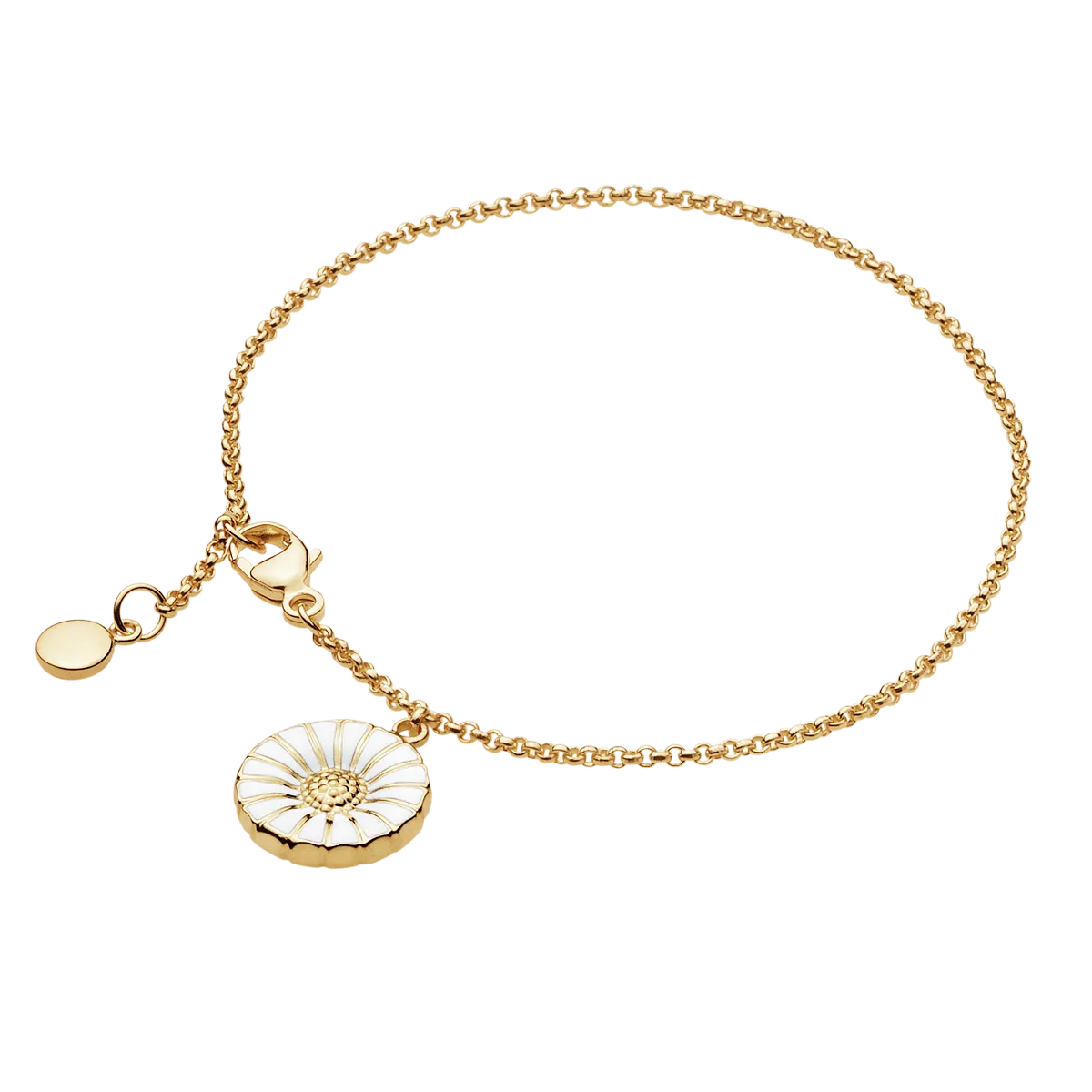 Georg Jensen Daisy 18ct Gold Plated Sterling Silver Bracelet D