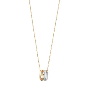 Georg Jensen Fusion 18ct Gold Diamond Pave Necklace