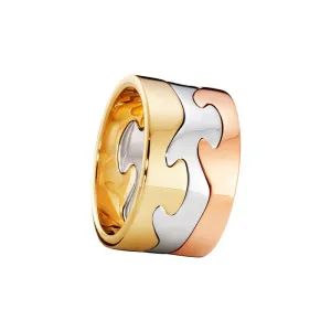 Georg Jensen Fusion 18ct Gold Three Piece Ring