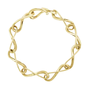Georg Jensen Infinity 18ct Yellow Gold Diamond Infinity Link Bracelet