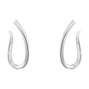 Georg Jensen Infinity Sterling Silver Hook Earrings D
