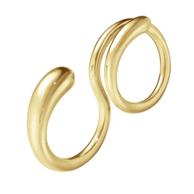 Georg Jensen Mercy 18ct Yellow Gold Double Ring