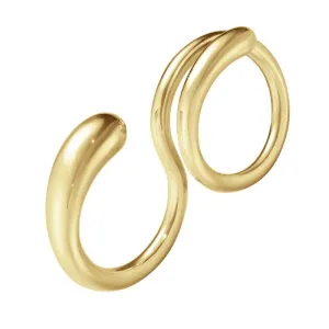 Georg Jensen Mercy 18ct Yellow Gold Double Ring
