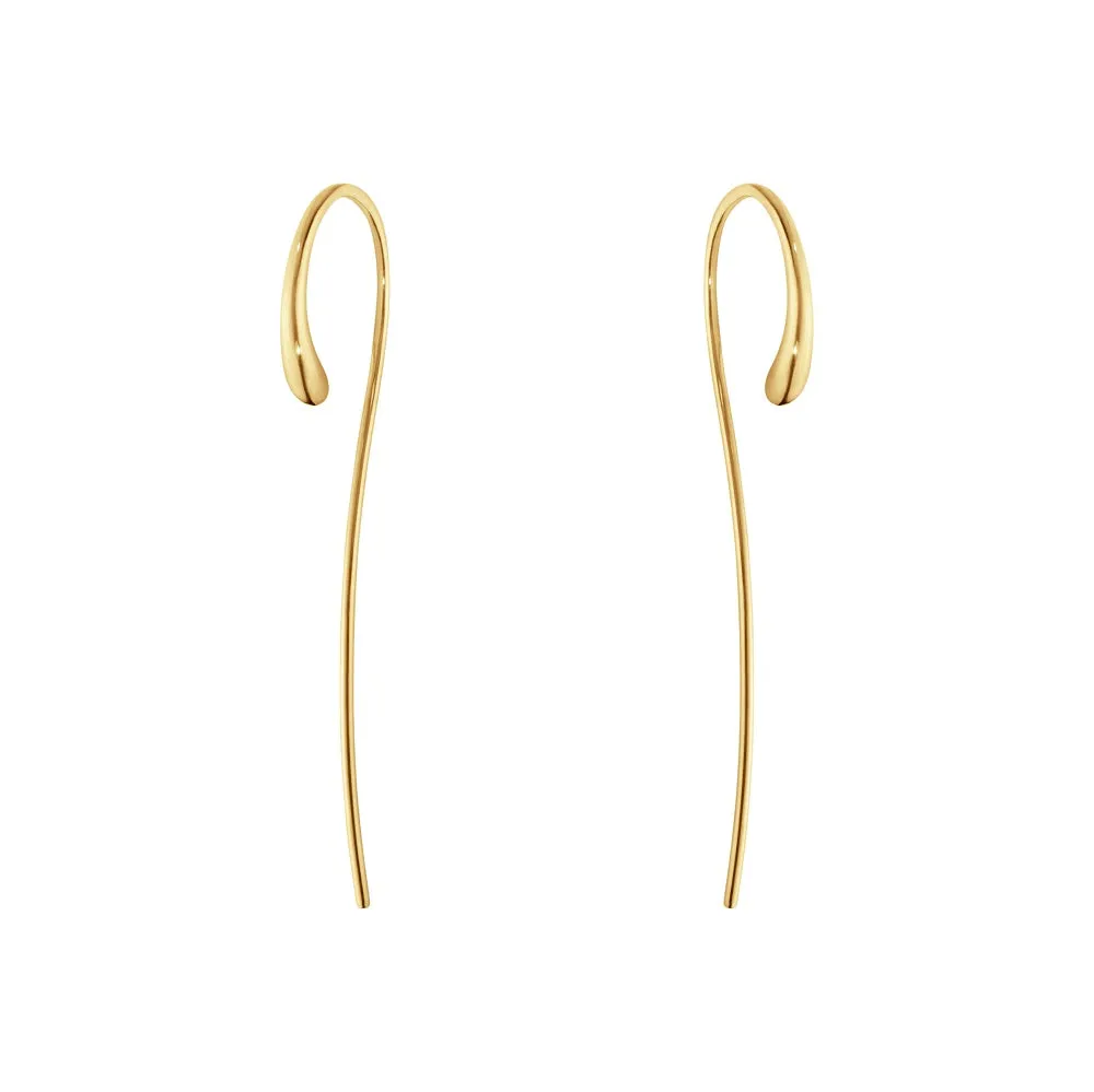 Georg Jensen Mercy 18ct Yellow Gold Drop Earrings