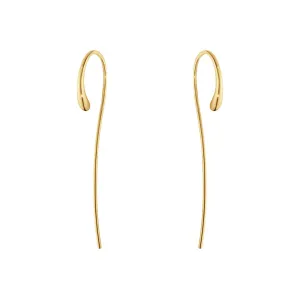 Georg Jensen Mercy 18ct Yellow Gold Drop Earrings