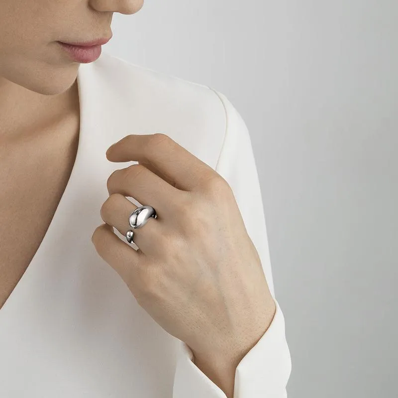 Georg Jensen Mercy Sterling Silver Large Ring