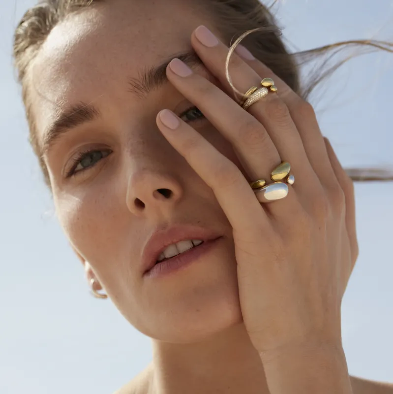 Georg Jensen Mercy Sterling Silver Large Ring
