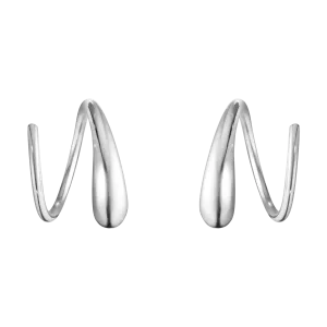 Georg Jensen Mercy Sterling Silver Swirl Earrings