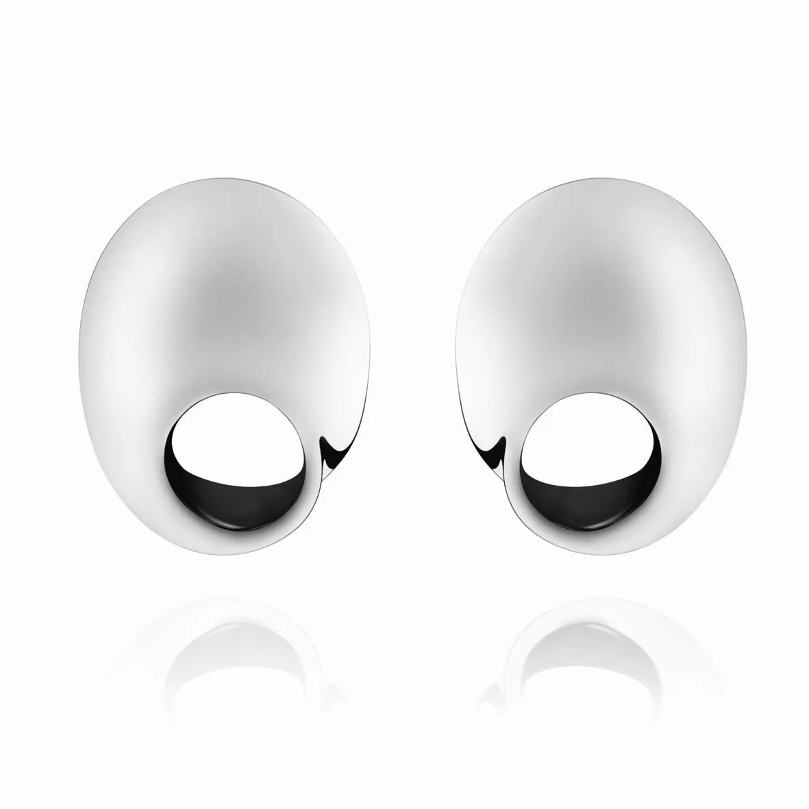 Georg Jensen Mobius Sterling Silver Stud Earrings