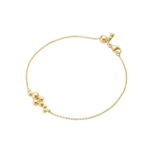 Georg Jensen Moonlight Grapes 18ct Yellow Gold Adjustable Chain Bracelet