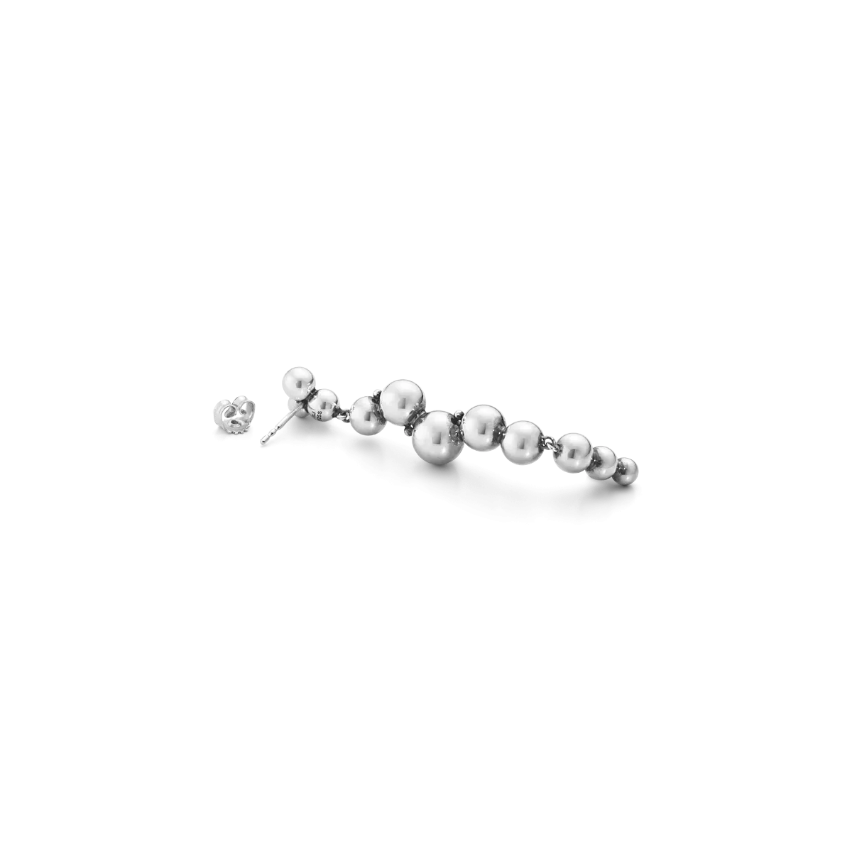 Georg Jensen Moonlight Grapes Sterling Silver Drop Earrings