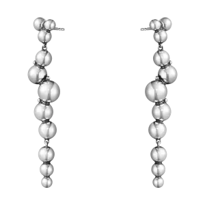 Georg Jensen Moonlight Grapes Sterling Silver Drop Earrings