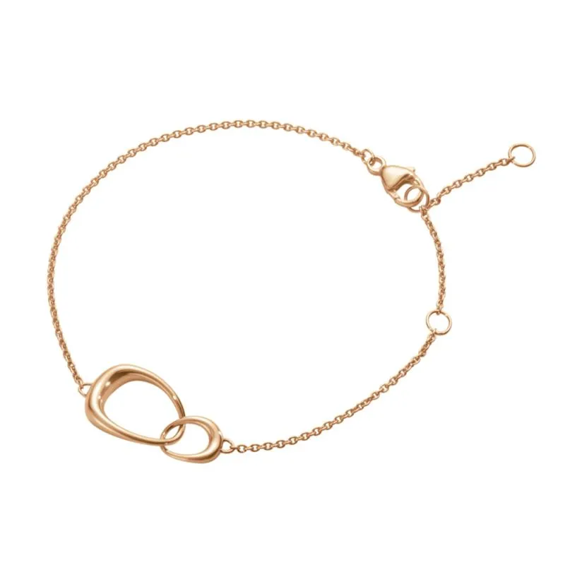 Georg Jensen Offspring 18ct Rose Gold Bracelet