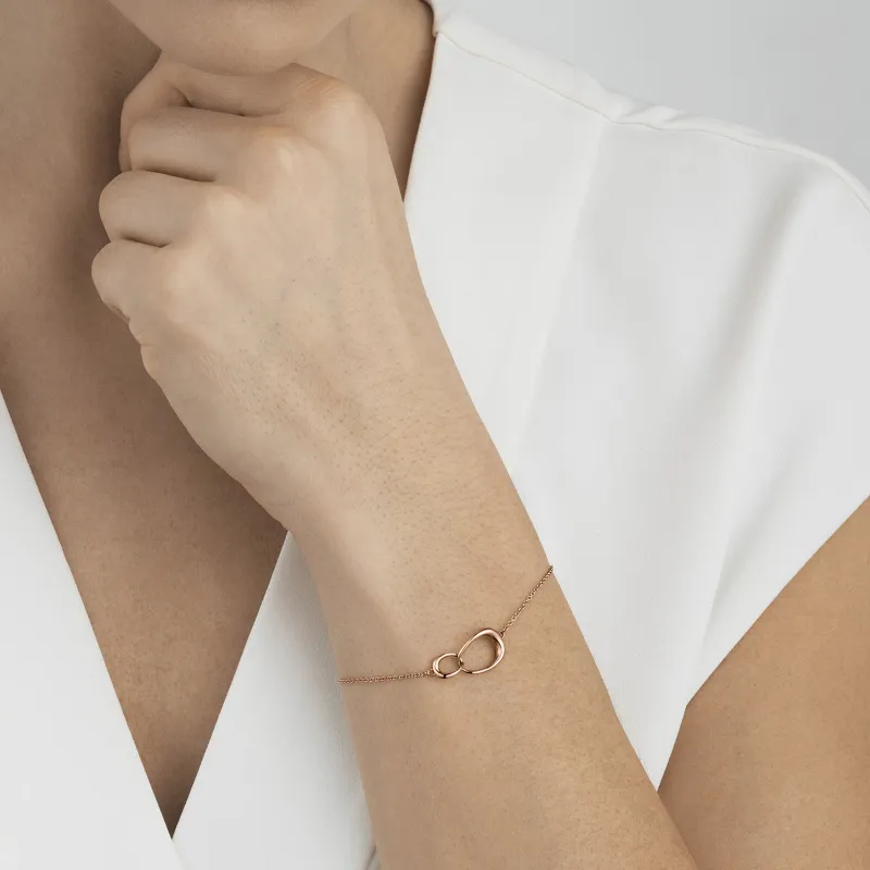 Georg Jensen Offspring 18ct Rose Gold Bracelet