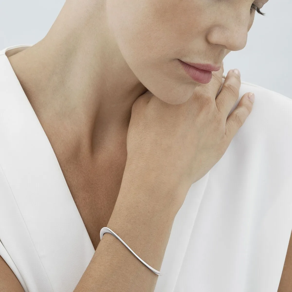 Georg Jensen Offspring Sterling Silver Bangle