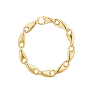 Georg Jensen Reflect 18ct Yellow Gold Large Link Bracelet