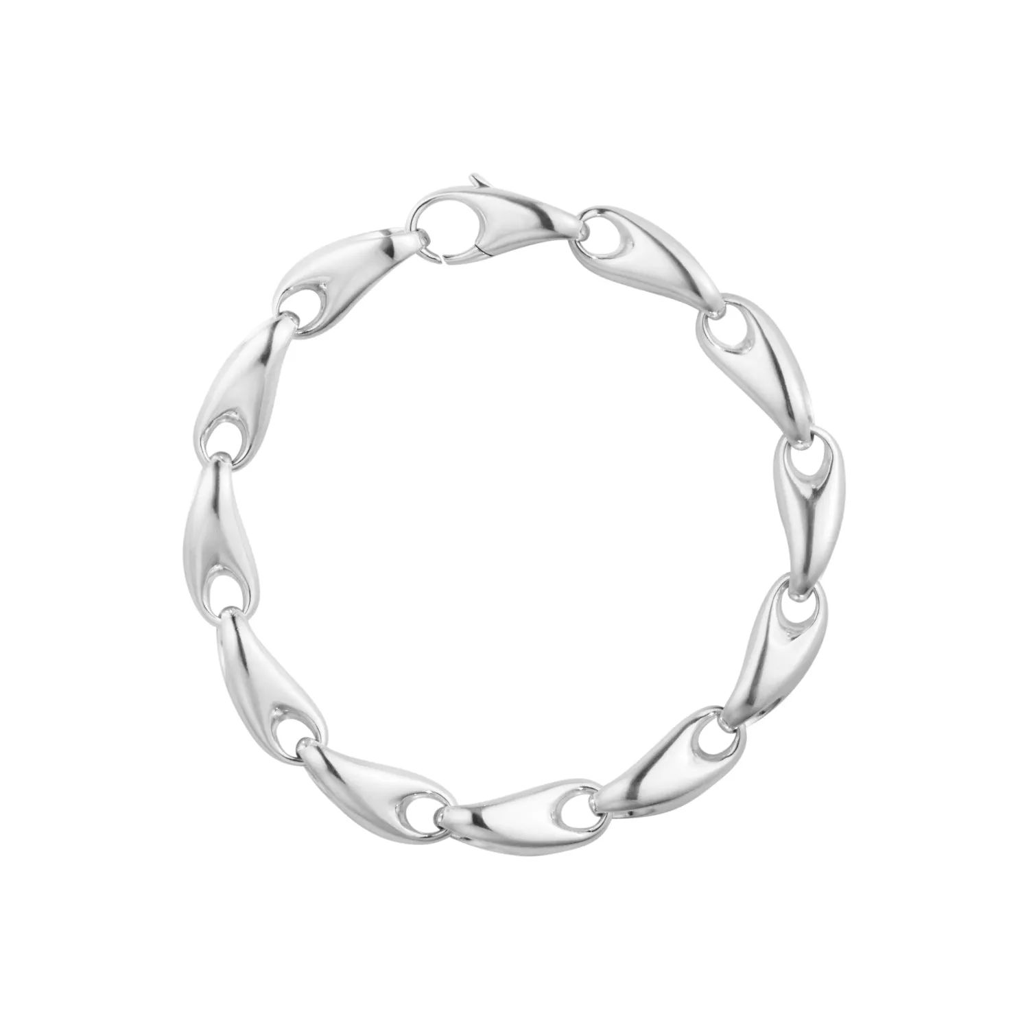 Georg Jensen Reflect Sterling Silver Link Bracelet
