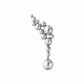Georg Jensen Moonlight Grapes Sterling Silver Single Ear Cuff Earring