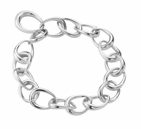 Georg Jensen Offspring Sterling Silver Link Bracelet