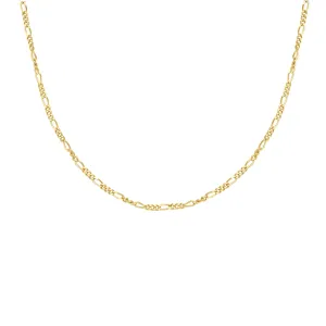 Gold Filia Curb Chain Necklace N063-04G