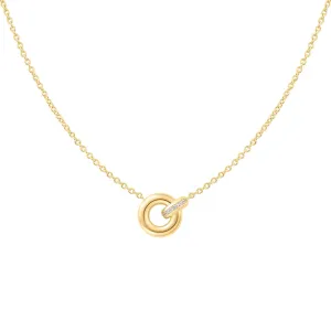 Gold Linked Necklace N062-02G
