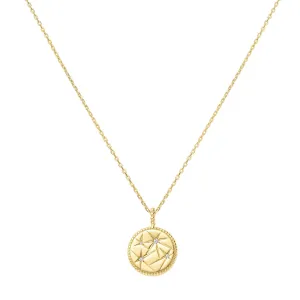 Gold Starry Charm Necklace N065-08G