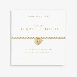 Golden Glow A Little Heart Of Gold Gold 17.5cm Bracelet 5957