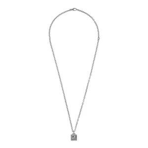 Gucci G Cube Sterling Silver G Motif Necklace D