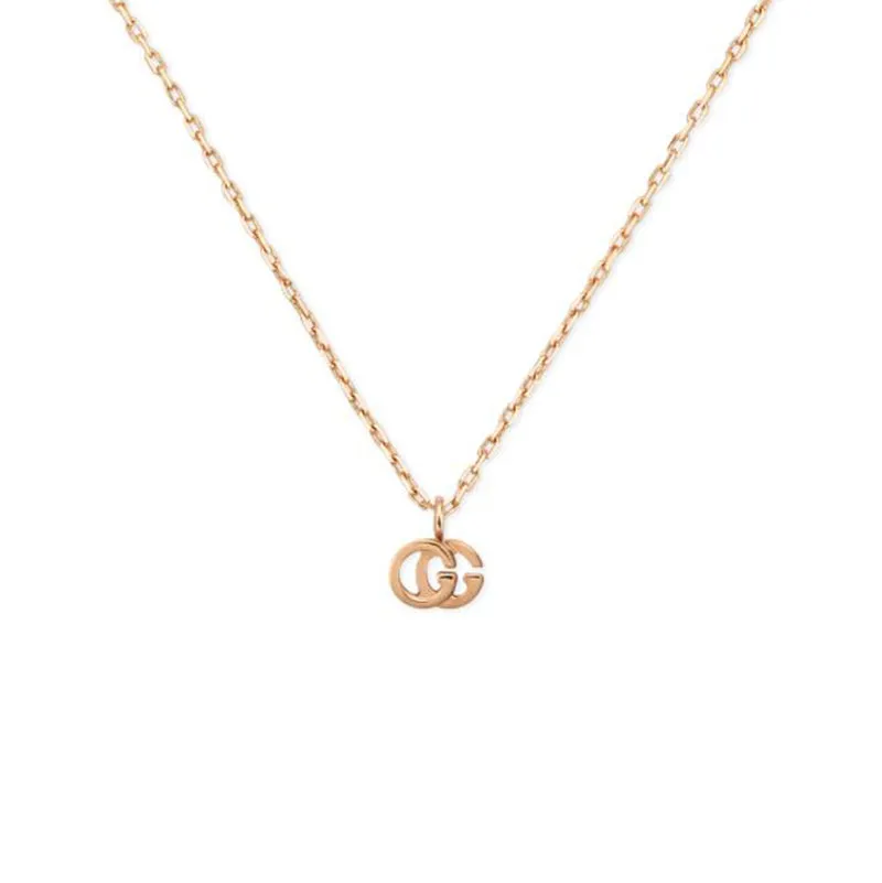 Gucci GG Running 18ct Rose Gold Pendant