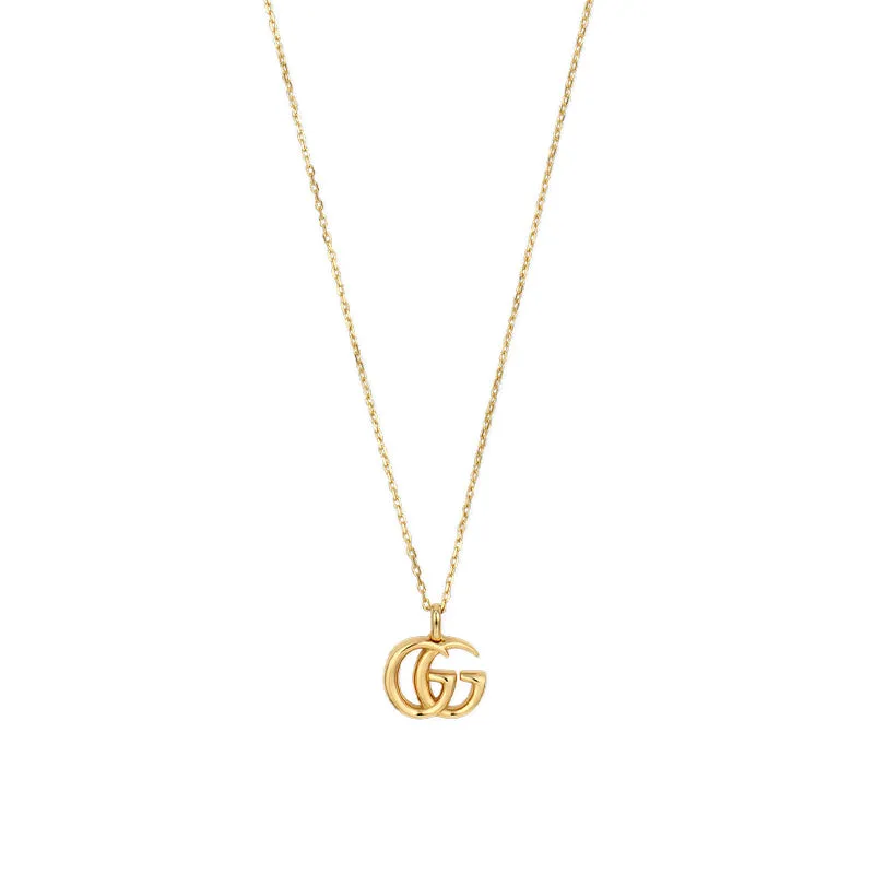 Gucci GG Running 18ct Yellow Gold Pendant Necklace D
