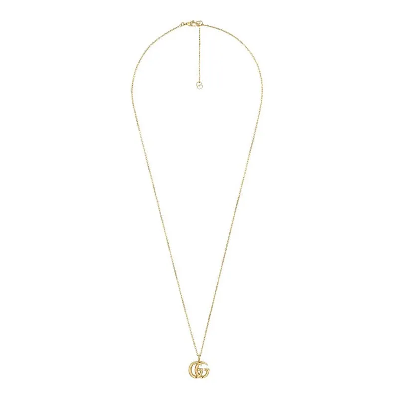 Gucci GG Running 18ct Yellow Gold Pendant Necklace D