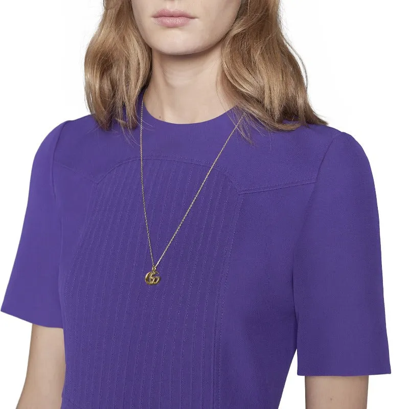 Gucci GG Running 18ct Yellow Gold Pendant Necklace D