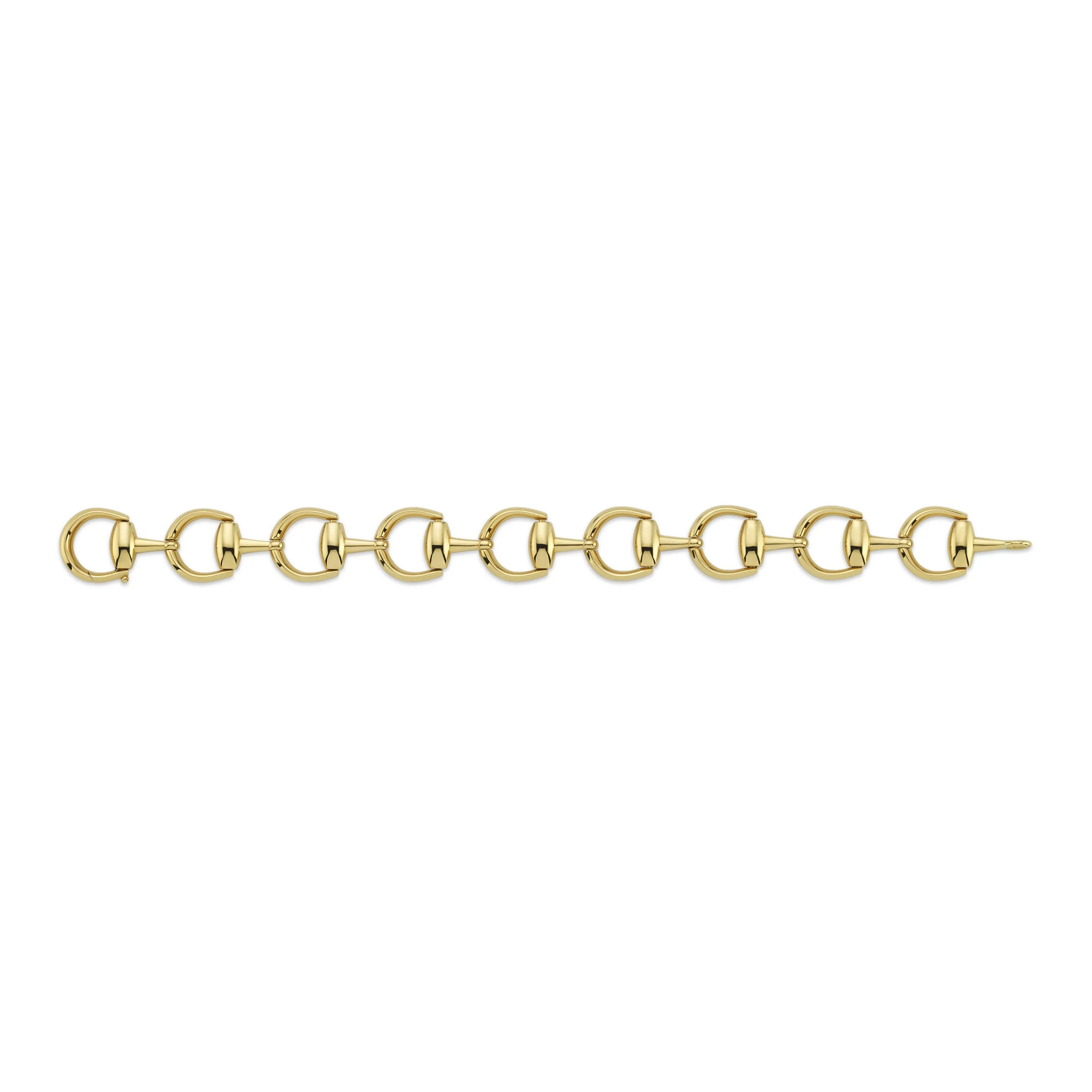Gucci Horsebit 18ct Yellow Gold Chain Bracelet