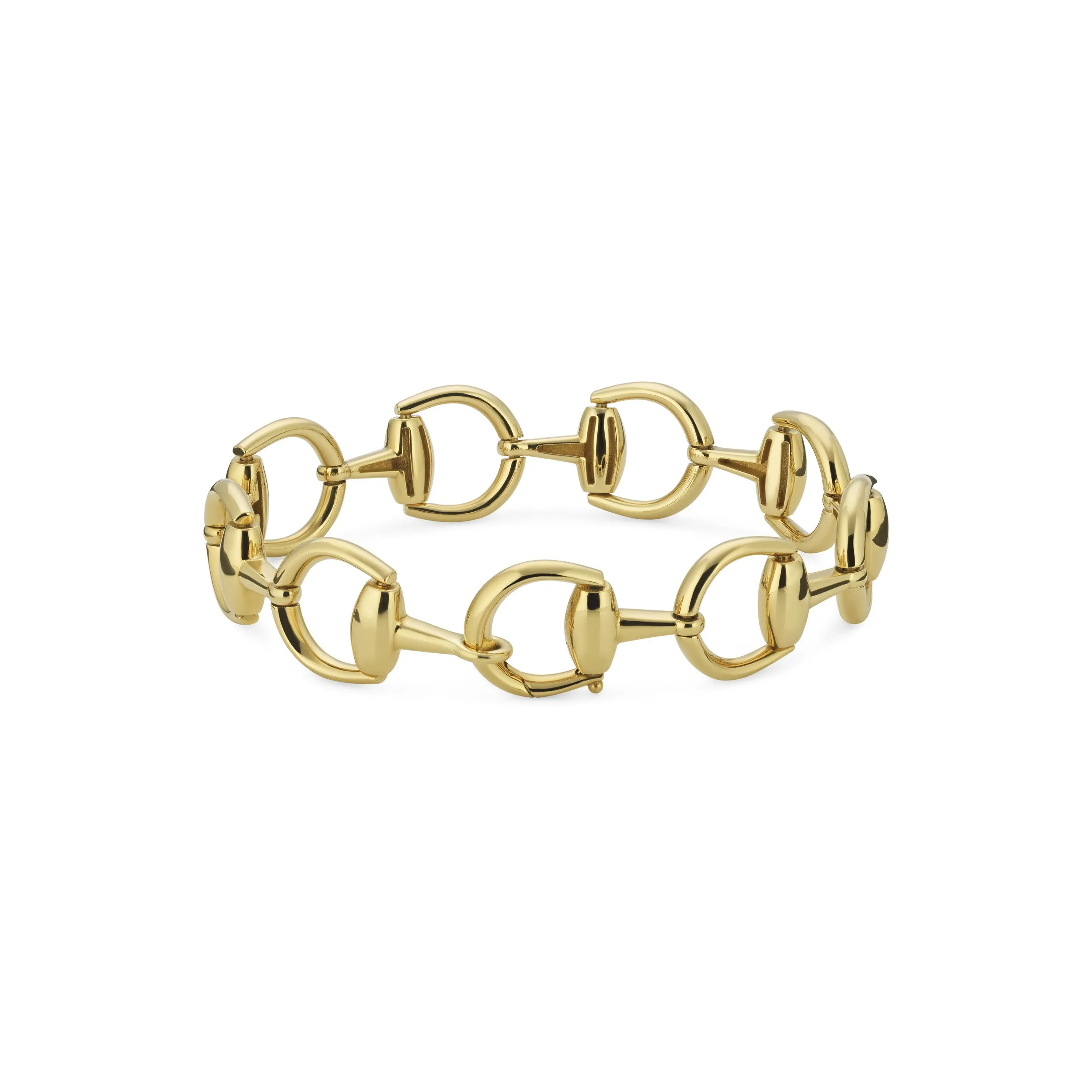 Gucci Horsebit 18ct Yellow Gold Chain Bracelet
